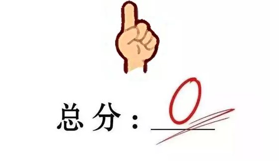 为甚么测验分数上面有两条横线？