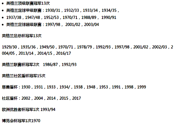 阿森纳球队积年首要声誉