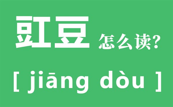 豇豆怎样读,豇豆的读音,豇豆的功能与感化