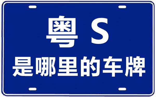 粤S是那里的车商标,东莞的车商标是粤甚么