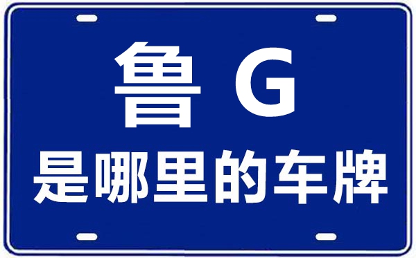 鲁G是那里的车商标,潍坊的车商标是鲁甚么