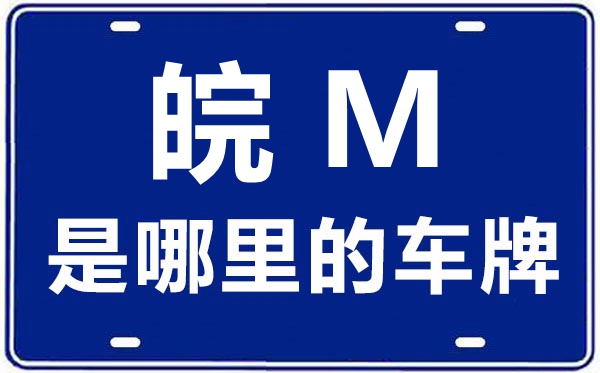 皖M是那里的车商标,滁州的车商标是皖甚么