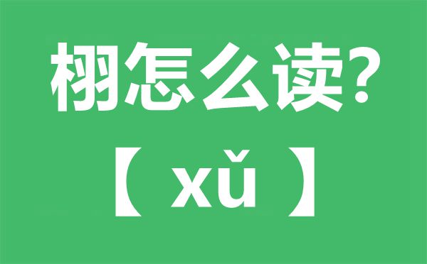 栩怎样读,栩字的寄意,有板有眼是甚么意义