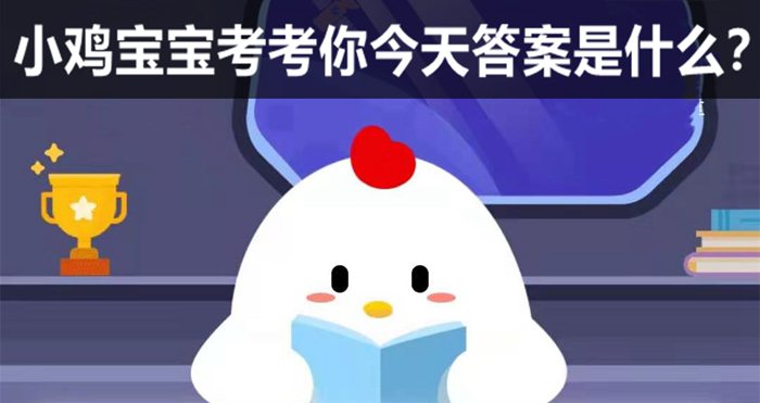 小鸡宝宝考考你明天的谜底是甚么
