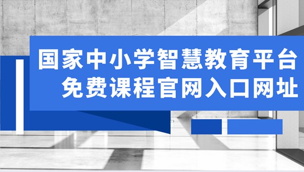 国度中小学聪明教导平台收费网课视频在那里看,官网进口网址是甚么