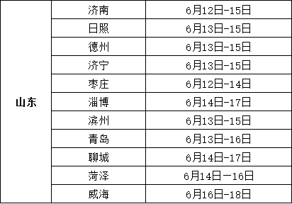2022年山东中考时辰详细支配,山东2022中考时辰表