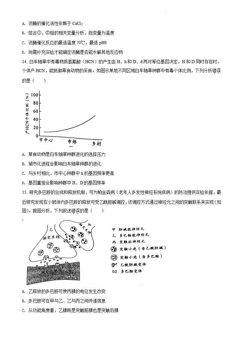 2022年广东高考生物试卷及谜底剖析