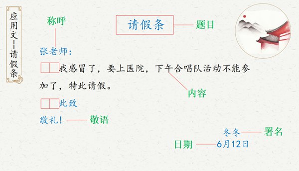 告假条怎样写,告假条格局及范文