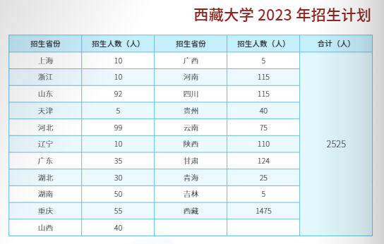 2023年招生存划及各专业招生人数