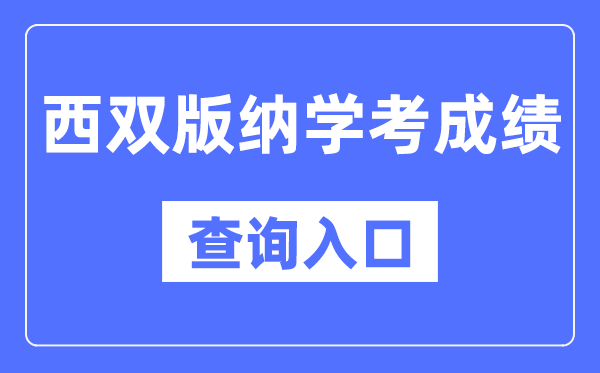 西双版纳学考绩绩查问进口网站（//www.ynzs.cn/）