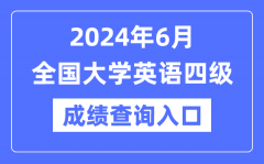 2024年6月英语四级成就查问官