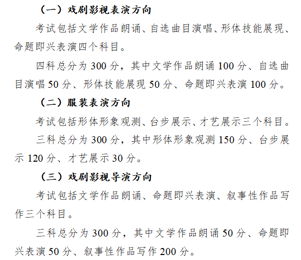 2024年江西艺术统考满分是几多,江西艺考科目及分值