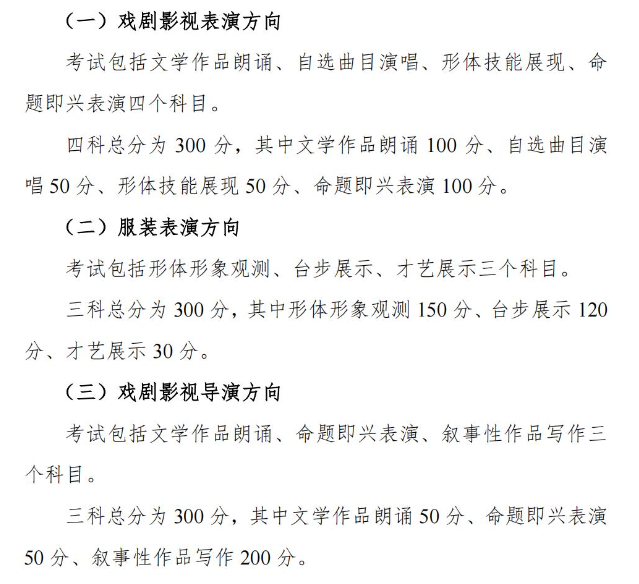 2024年湖南艺术统考满分是几多,湖南艺考科目及分值