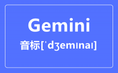 Gemini怎样读 音标是甚么_gem