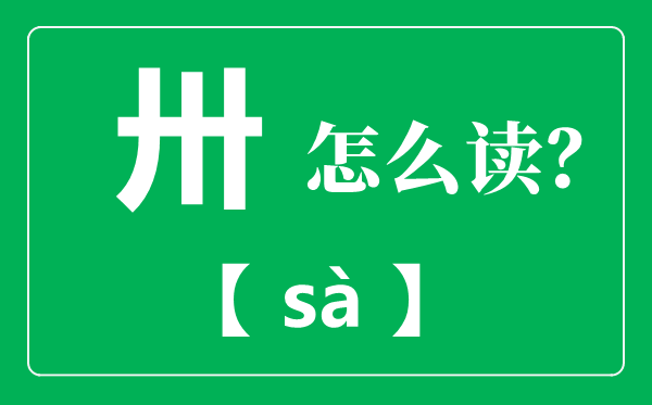 卅怎样读,卅是甚么意义,卅表现几多