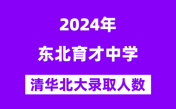 2024年西南育才中学考入清华北大人数是几多？附积年分数线