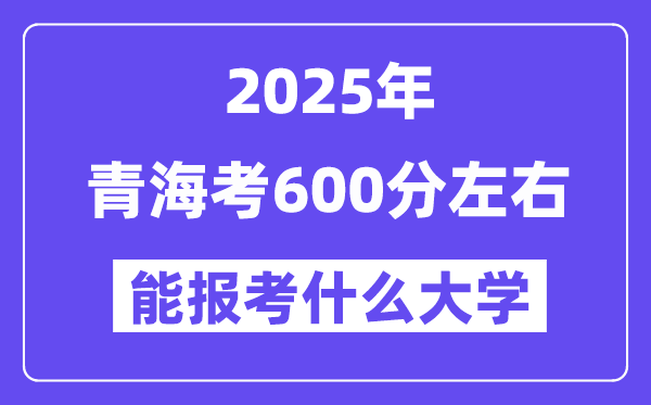 2025年轻海考600分摆布能报考上甚么大学?附位次排名对比表
