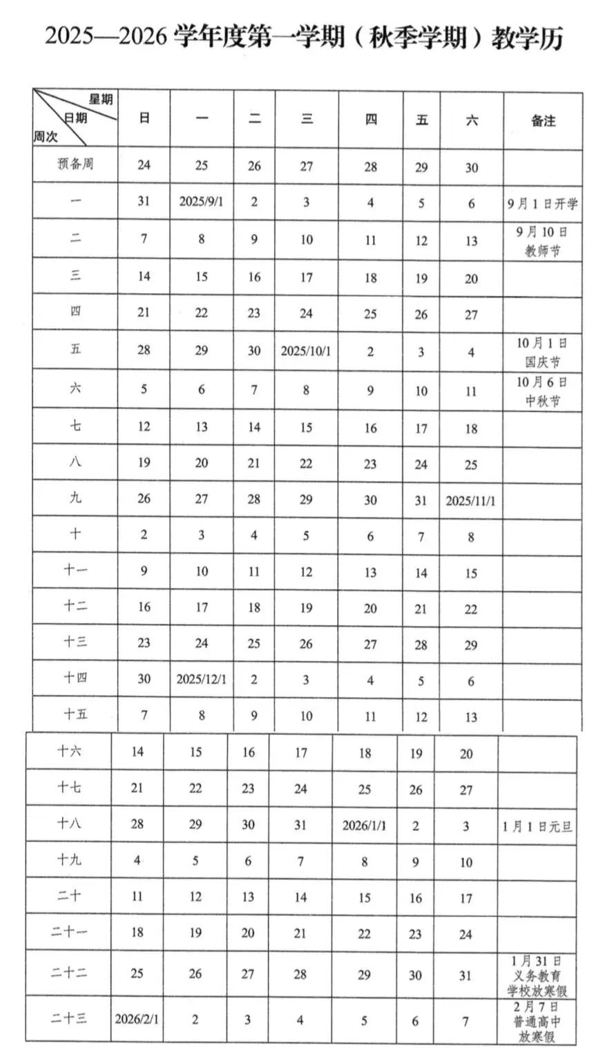 2026年武汉市中小学暑假放假时候表,1月31日起头放假