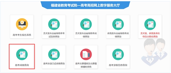 2026年福建省高考绩绩查问网站进口（//www.eeafj.cn/）