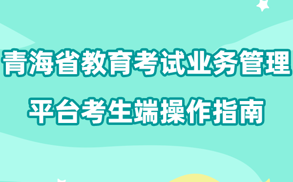 2026年轻海省教导测验营业办理平台考生端怎样用（附平台操纵指南）